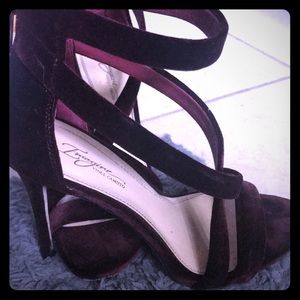 Vince Camuto velvet heels